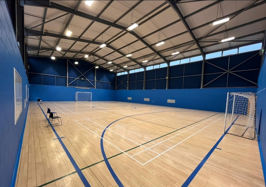 Sports hall repaint