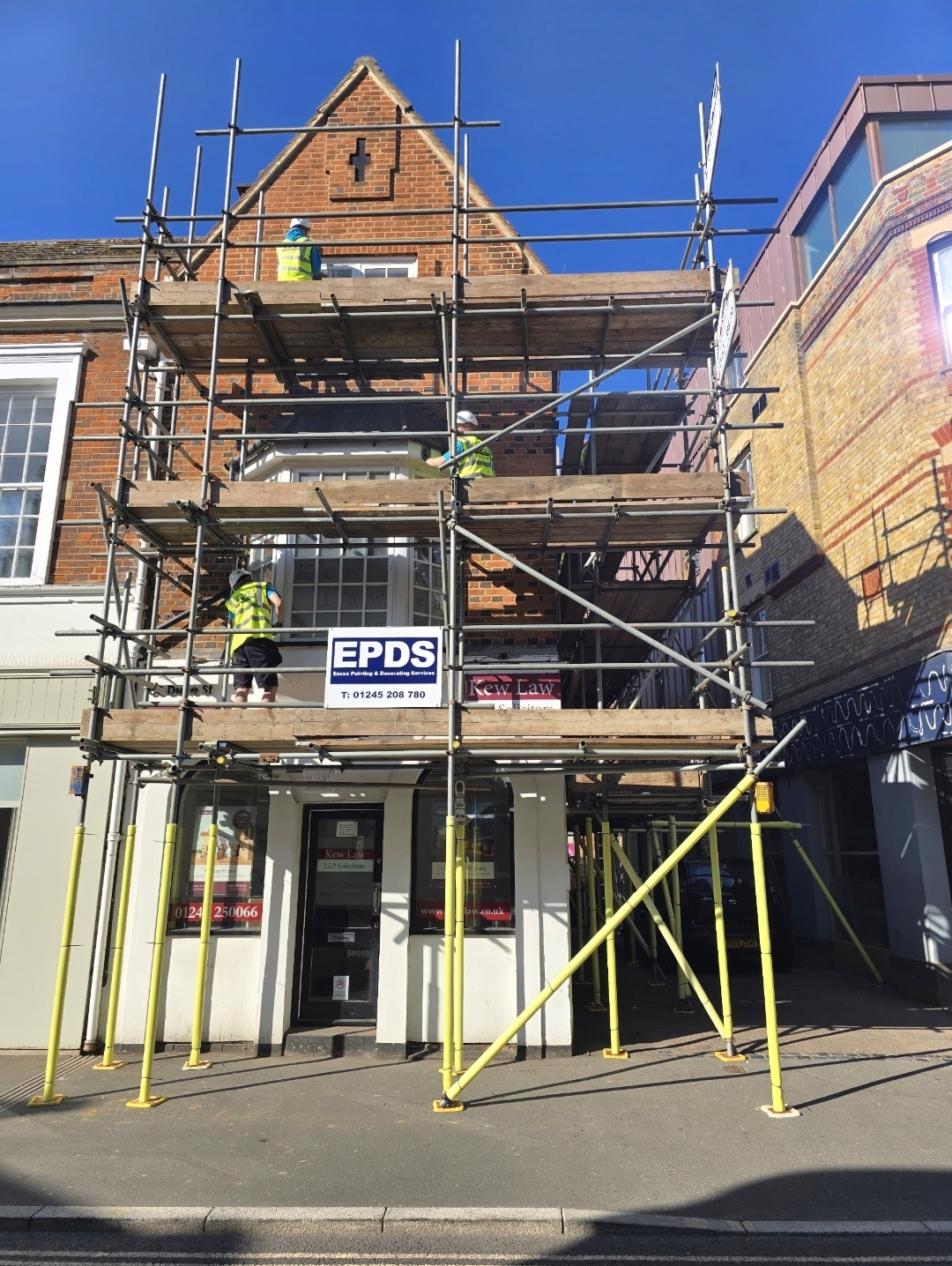 High street exterior repaint